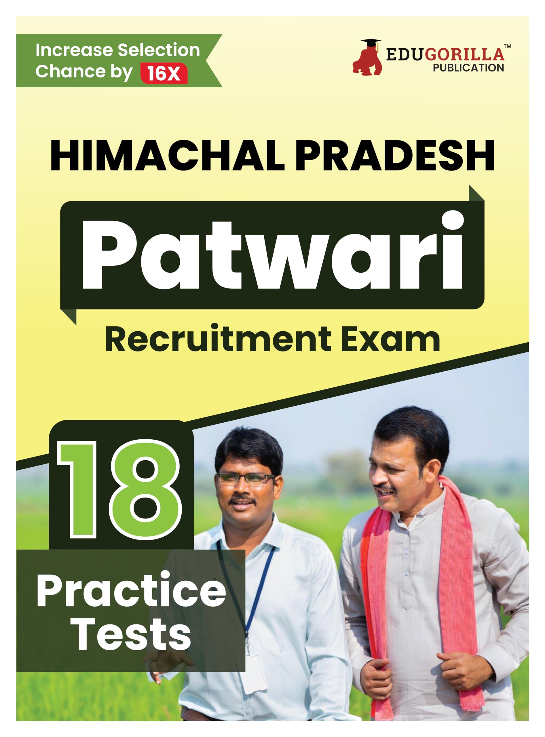 Hp Patwari Recruitment Exam Book 2024 (English Edition) | Himachal Pradesh | 18 Practice Tests (1800 Solved Mcqs) With Free Acce
