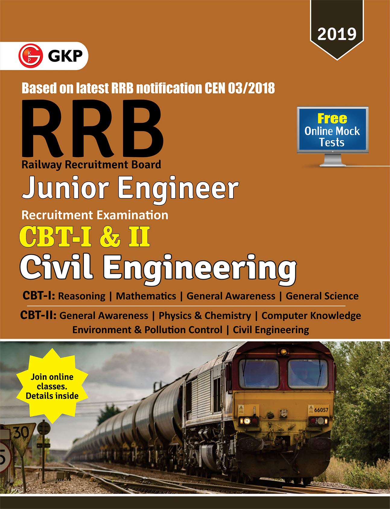 Rrb (Railway Recruitment Board) 2019  Junior Engineer Cbt I & Ii  Civil Engineering