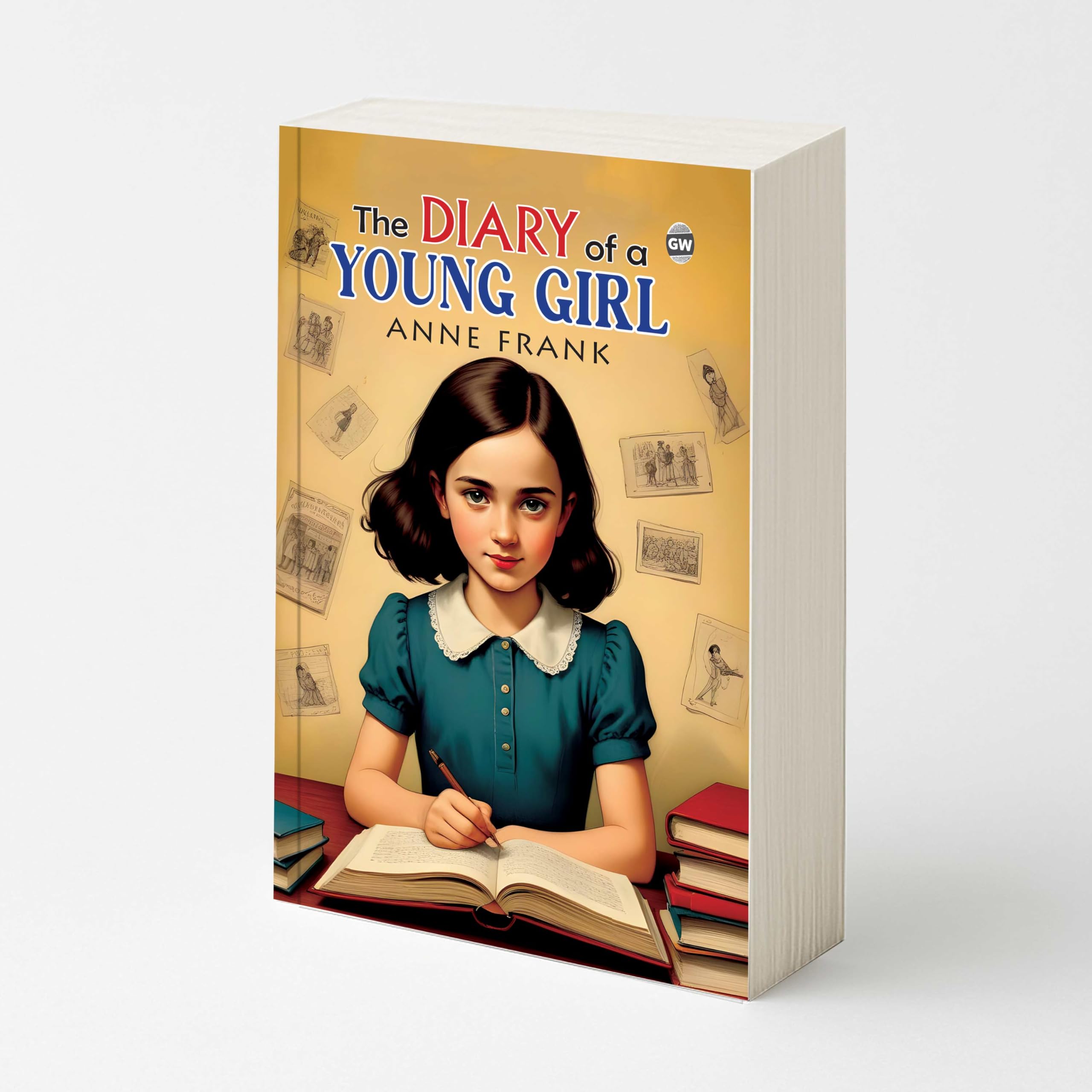 The Diary of a Young Girl (Paperback) : Classic Memoir of War and Hope, Famous Story of Anne Frank, Timeless Tale of Humanity an