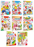Sawan Set Of 8 Books Colouring Books For Kids (Fun With Easy Colouring1, 2, 3, 4, Enjoy With Smart Colouring1, 2, 3, 4)