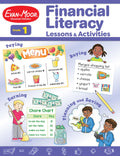 Financial Literacy Lessons and Activities for Grade 1 Teachers Resource Book, Reproducible Worksheets, Homeschool Resources, Cla