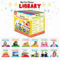 My first picture library box (Yellow Edition) : Learning board book for kids, Educational picture books for toddlers, Collection