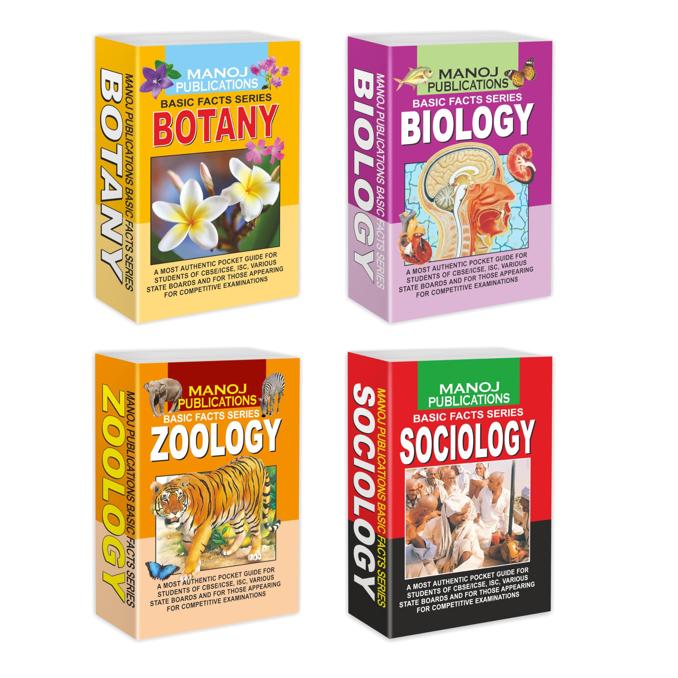 Basic Facts Series Combo For Biology Students By Sawan | Set Of 4 (Pocket Master) Books