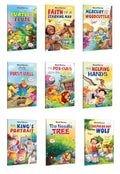 Fox Cubs And The Lion, The First Well, KingS Portrait, The Helping Hands and more  Moral Stories : Early learning story book