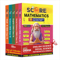 Combo (set of 5 Books) Score 100 Science, Mathematics (Standard), Social Science, Hindi B, English Language & Literature CBSE Cl