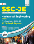 GKP SSC 2024 : Junior Engineers  Paper I  Mechanical Engineering  42 Previous Years Solved Papers (200823)