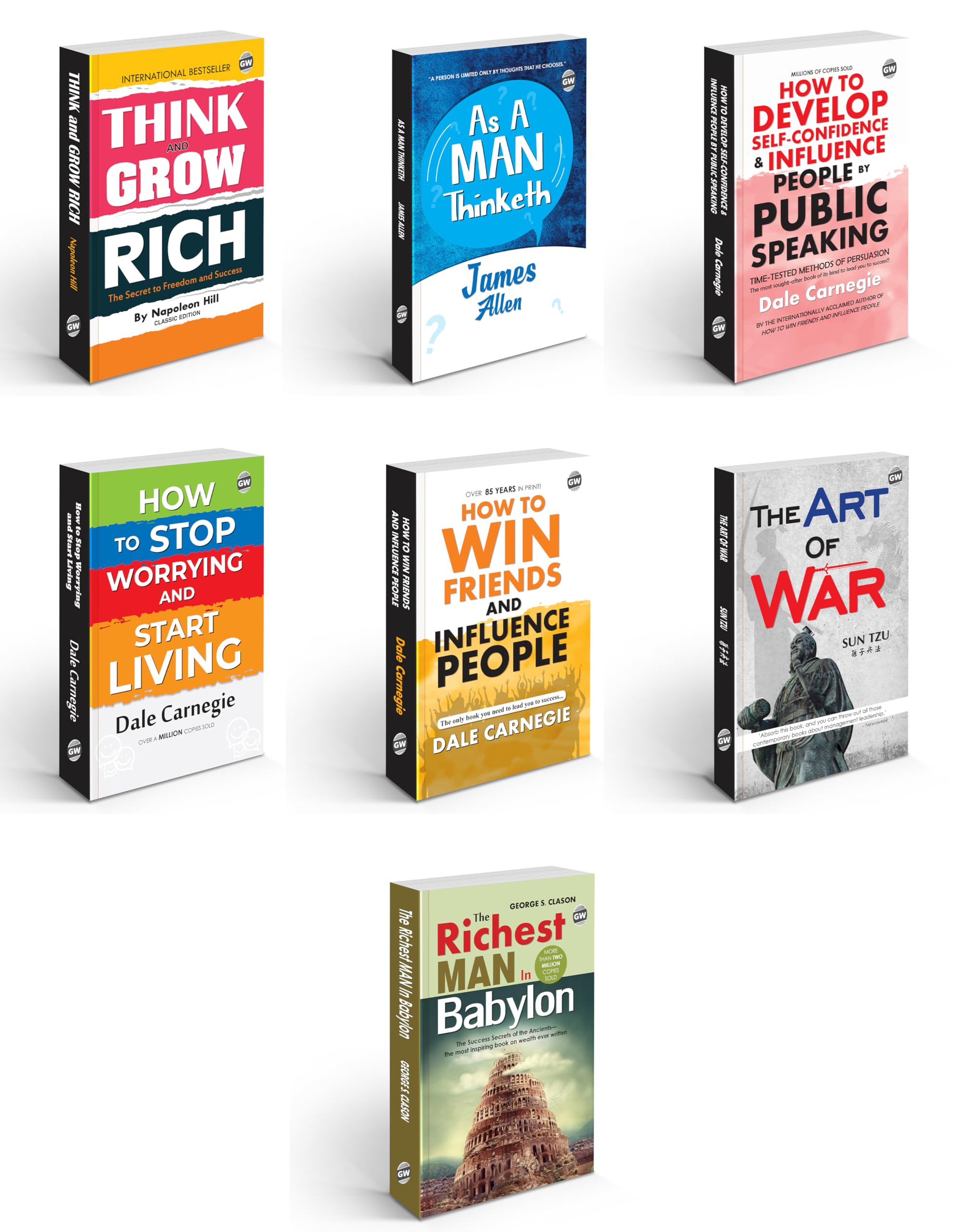 The Ultimate Guide to Personal Growth & Financial Success : Perfect Motivational Gift Set, Classic English Novel | Combo of 7 No