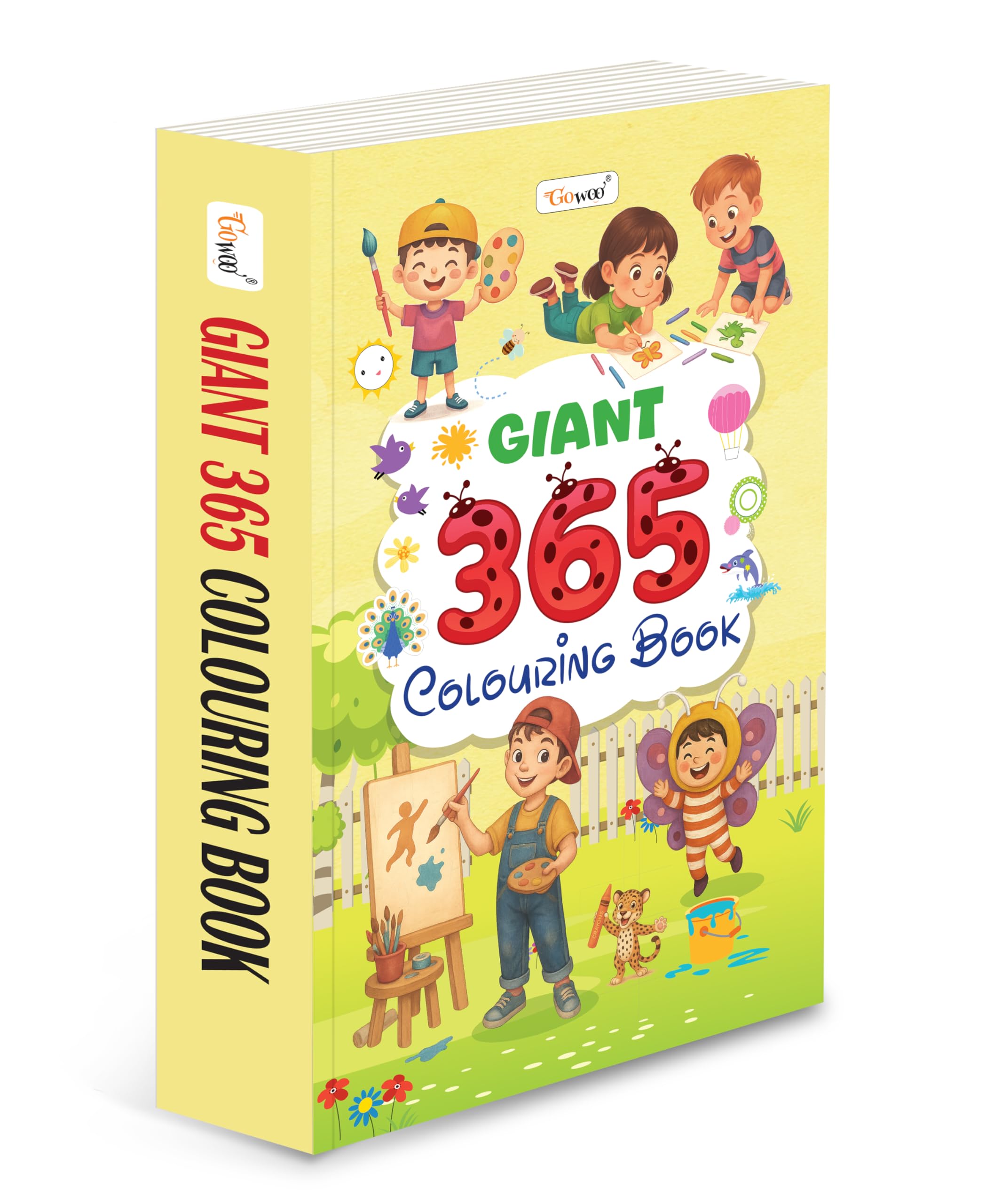GAINT  365 Colouring Book : Toddler learning book, Creative colouring book, Knowledge book for toddlers, Early learning colour