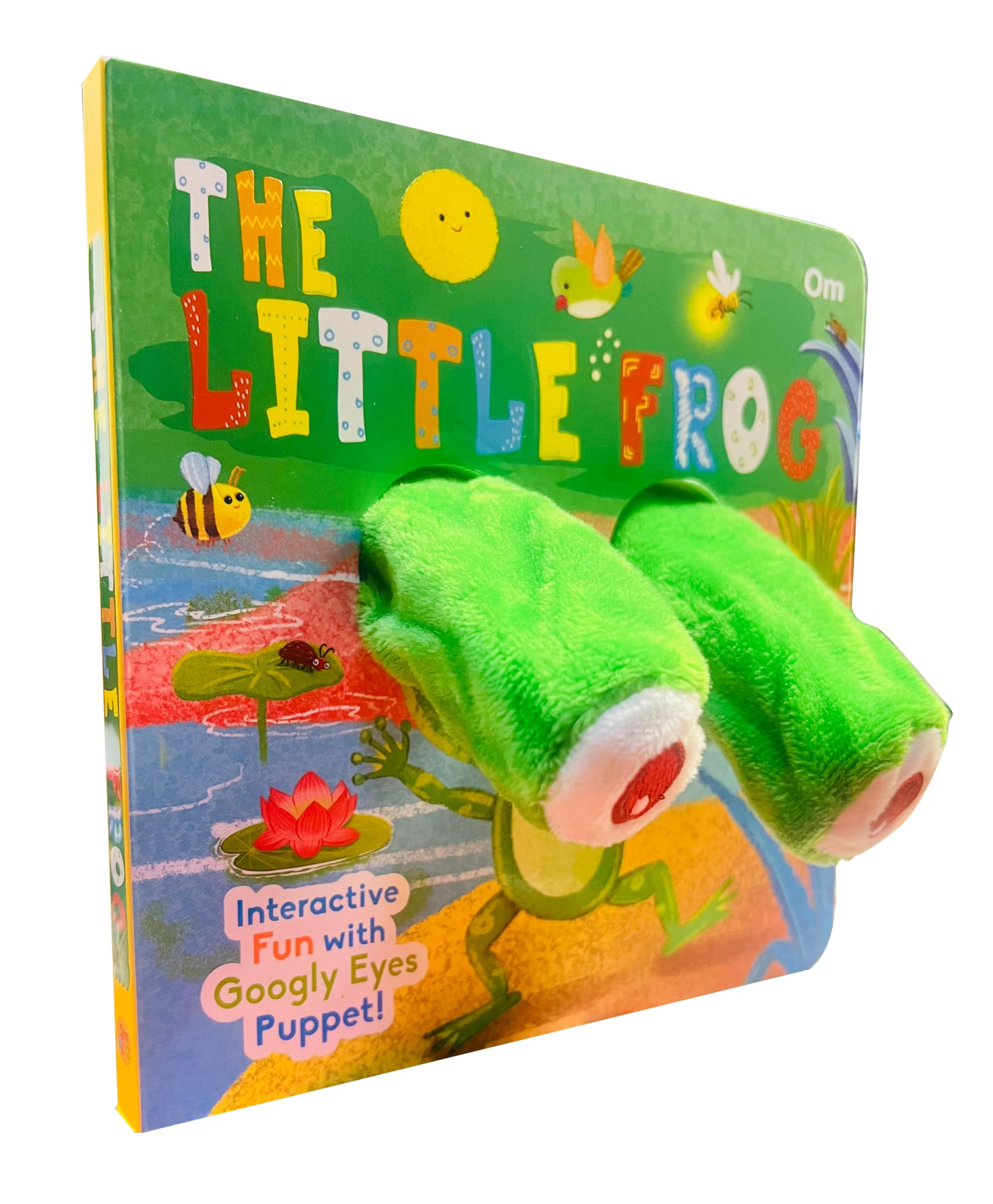 The Little Frog Googly Eyes Finger Puppet Book for Children: Animal Finger Puppet Board Book for Babies | Fun Interactive Frog T