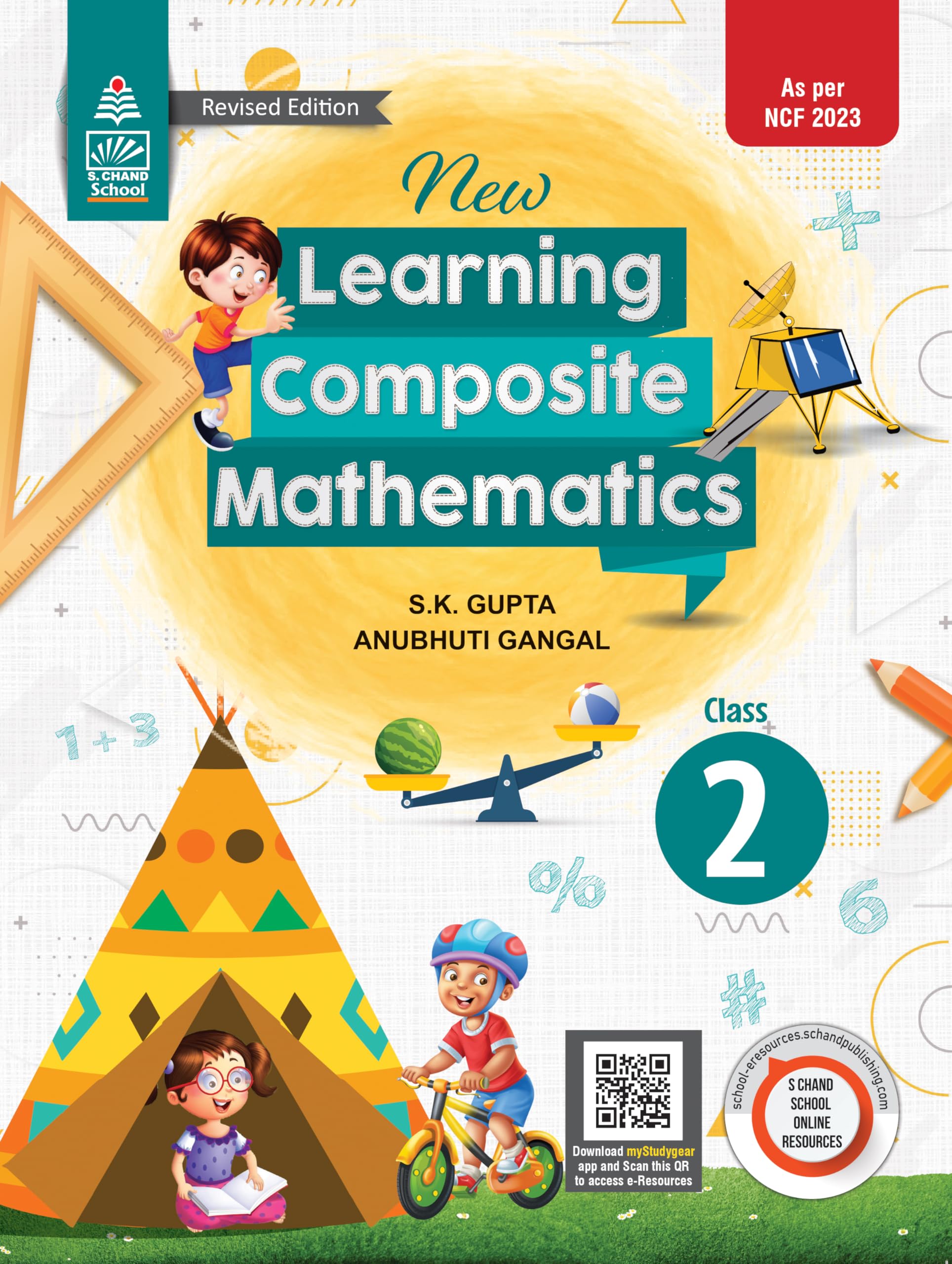 New Learning Composite Mathematics Class 2  by S.K. Gupta & Anubhuti Gangal (202425 Examination)