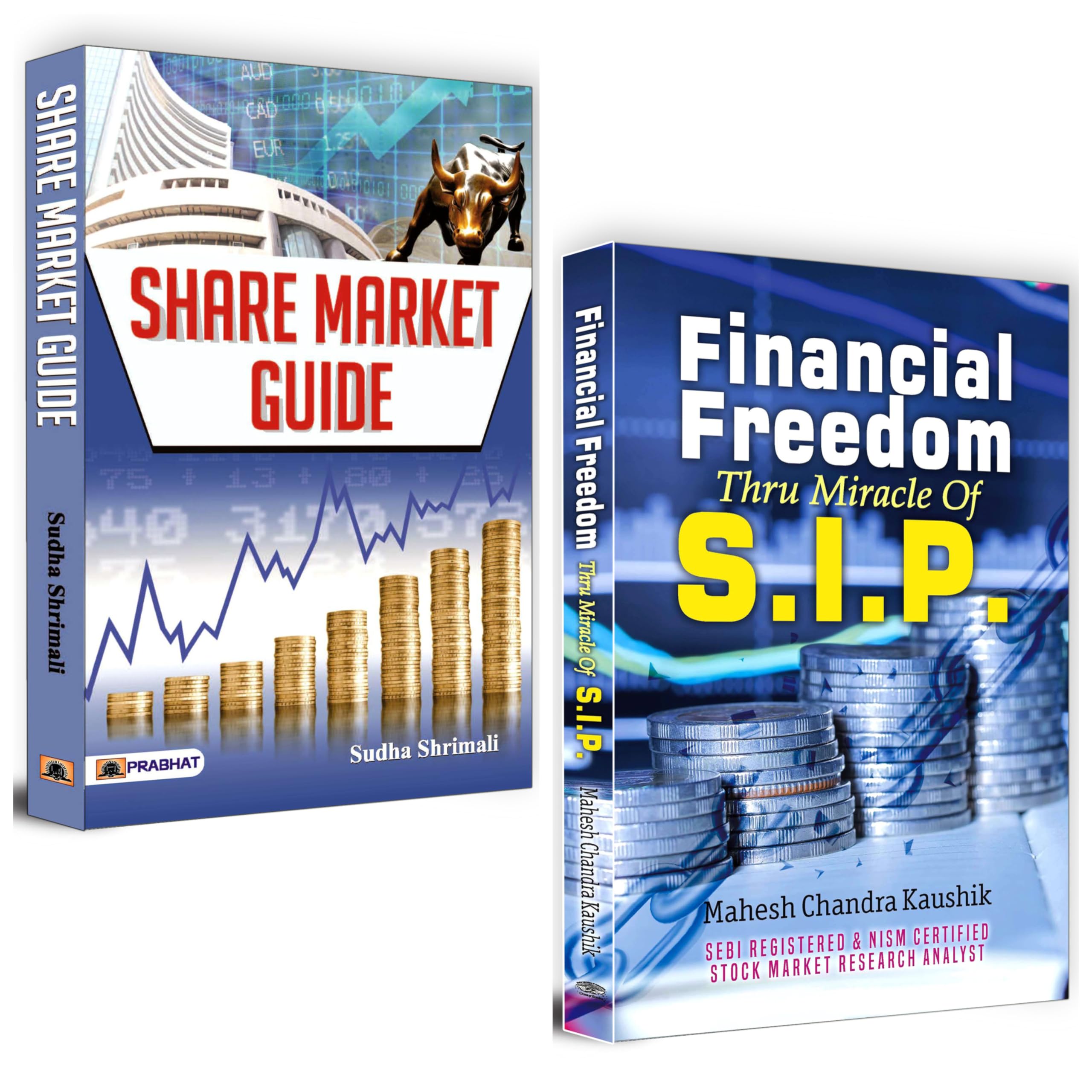 Financial Freedom Guide Thru Miracle of S.I.P. to Make Profit in Share Market (Set of 2 English Books)