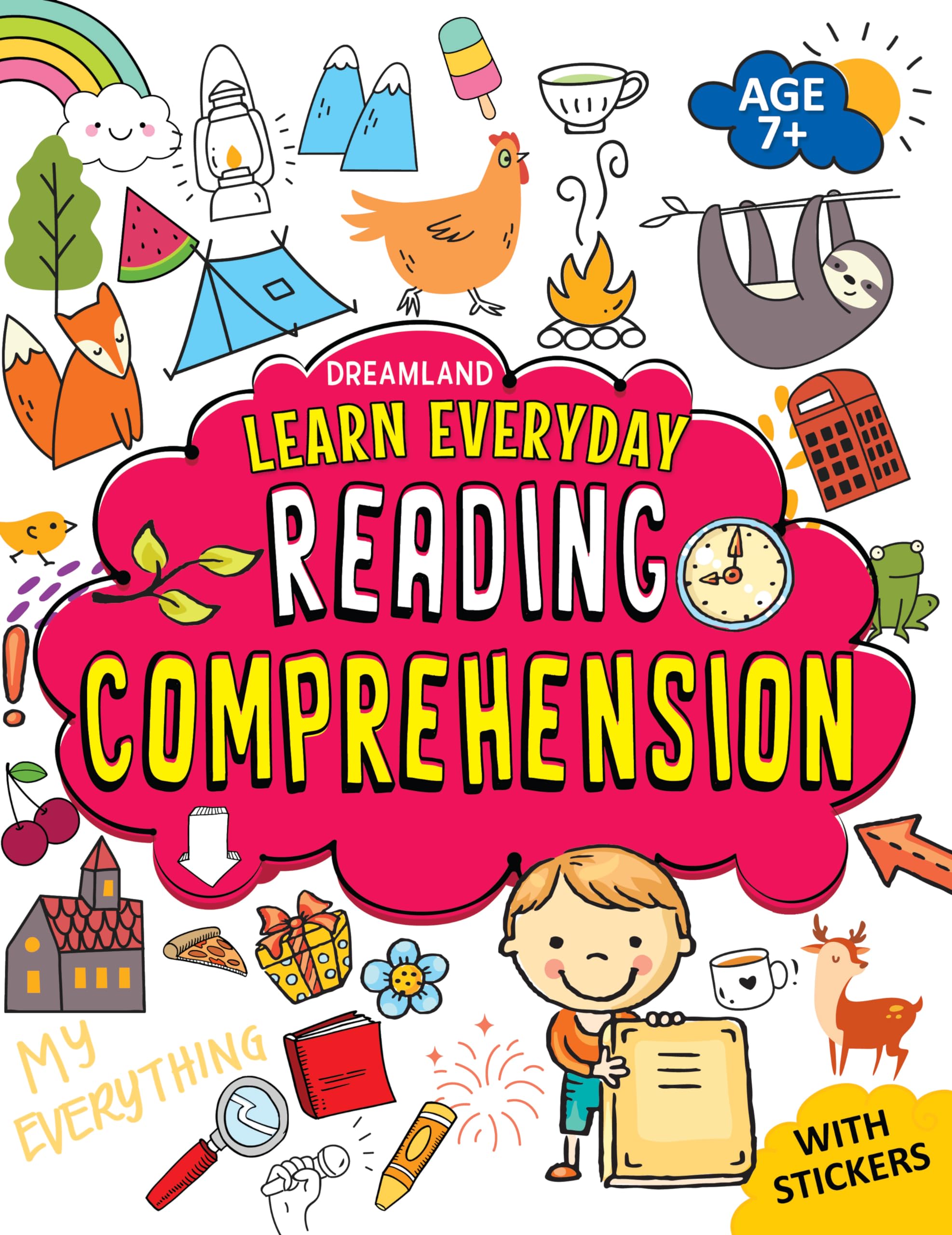 Reading Comprehension Activity Book Age 7+ With Stickers  Learn Everyday Series For Children