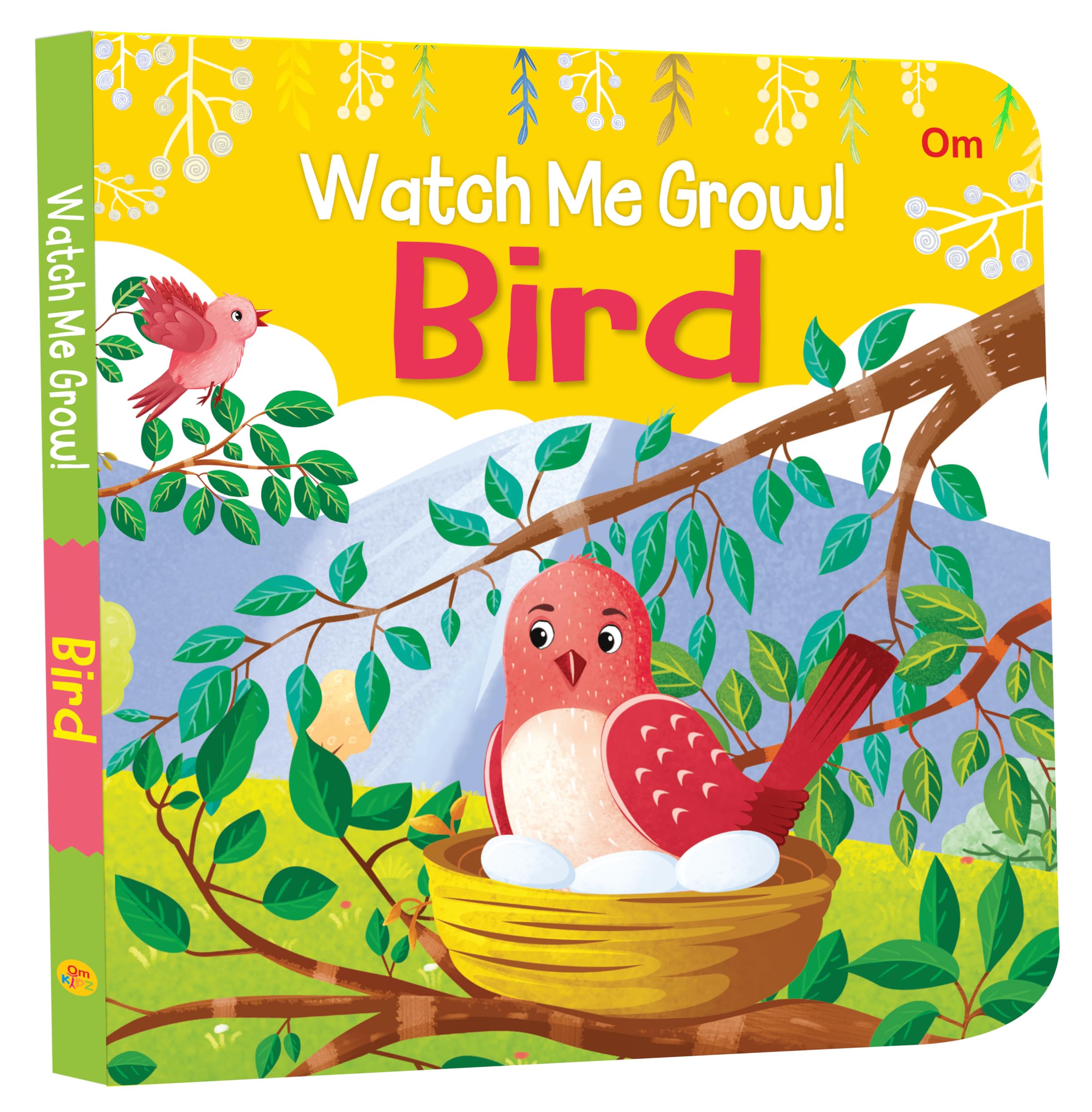 Board Book: Watch Me Grow! Bird Activity Book for Children Age 35 Years