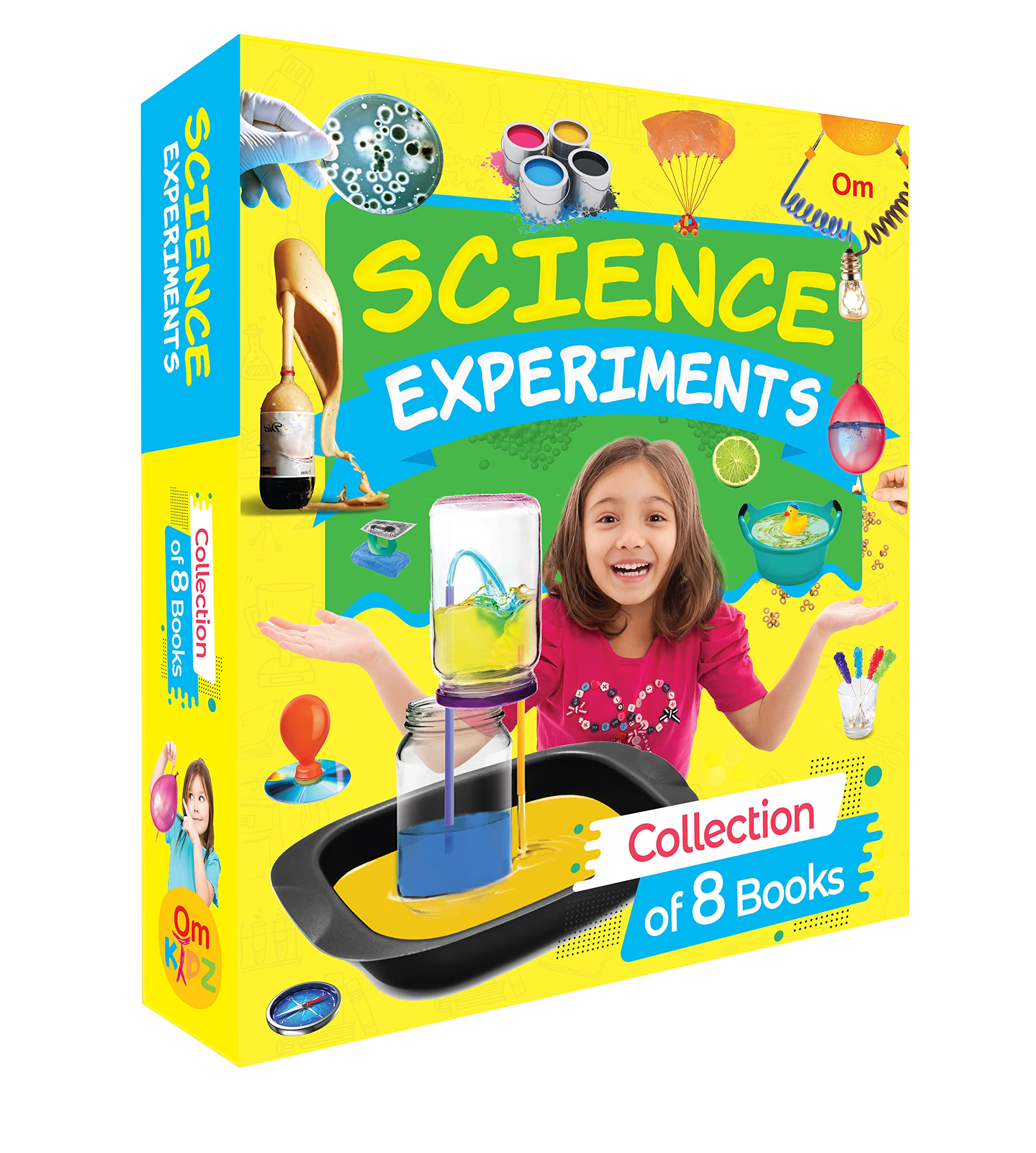 Science Experiments: Collection of 8 Books  Science Activity Book for Kids  Simple, fun and engaging activities for Kids