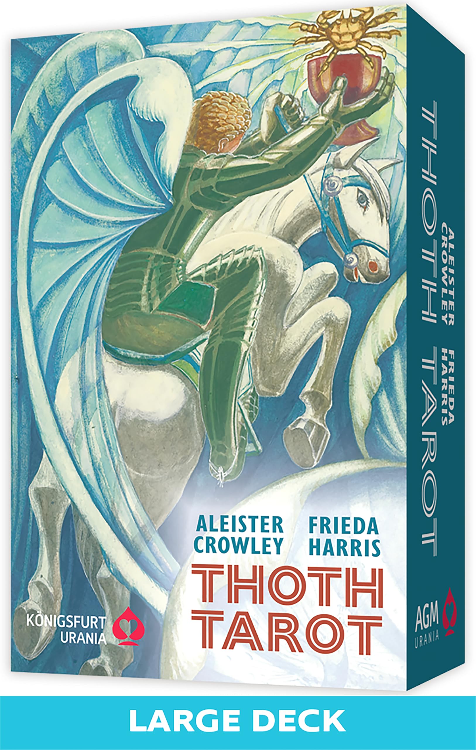 Crowley Thoth Tarot Deck (Large Edition): 78Card Thoth Tarot Deck (Large Edition) by Aleister Crowley, with Egyptian Symbolism,