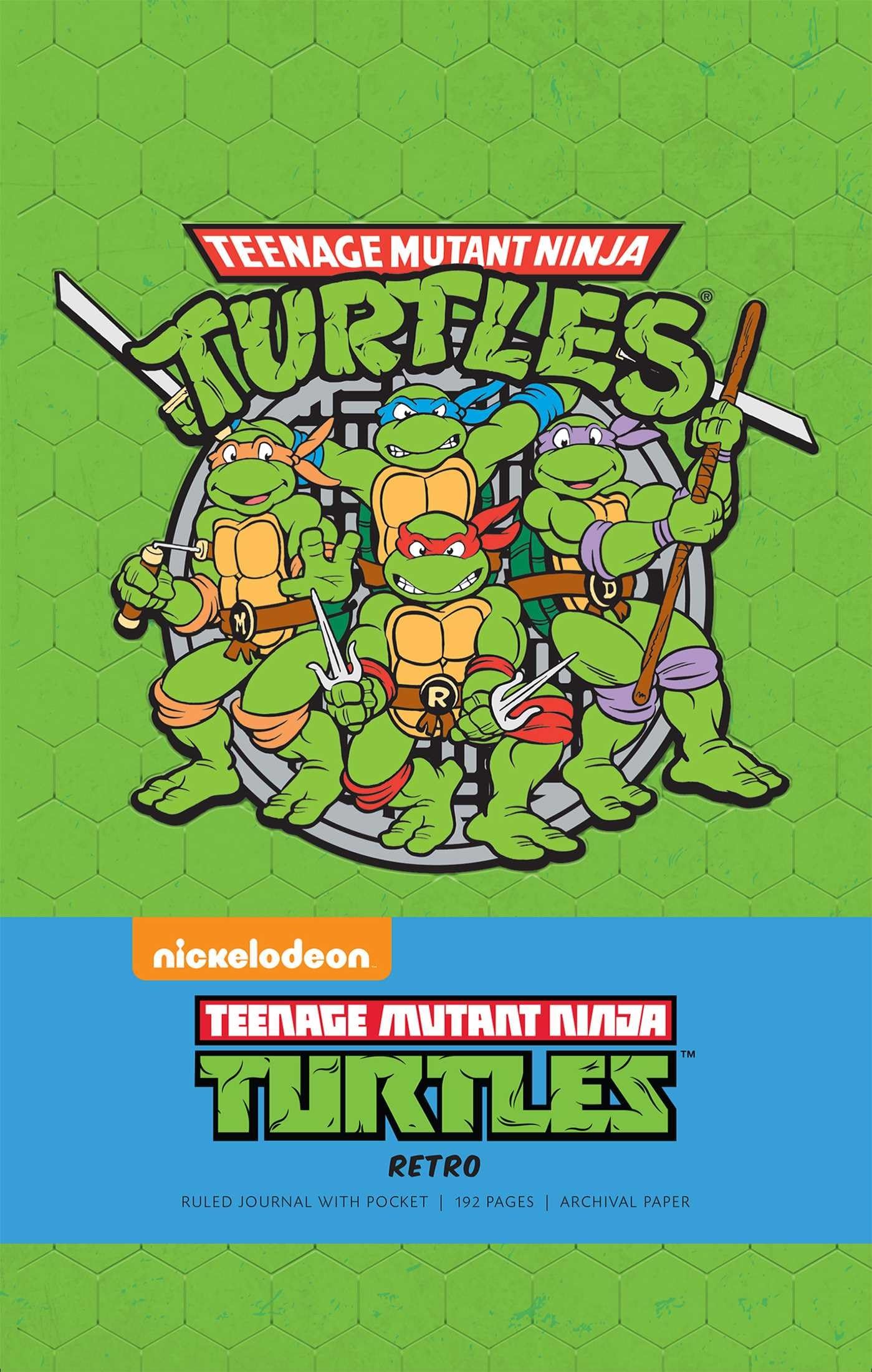Teenage Mutant Ninja Turtles Retro Hardcover Ruled Journal (Volume 1) (90S Classics)