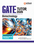 Arihant GATE TUTOR Study Guide for Biotechnology Exam 2026 | Fully Revised Edition with Gate Solved Papers (20252023) and 5 Moc