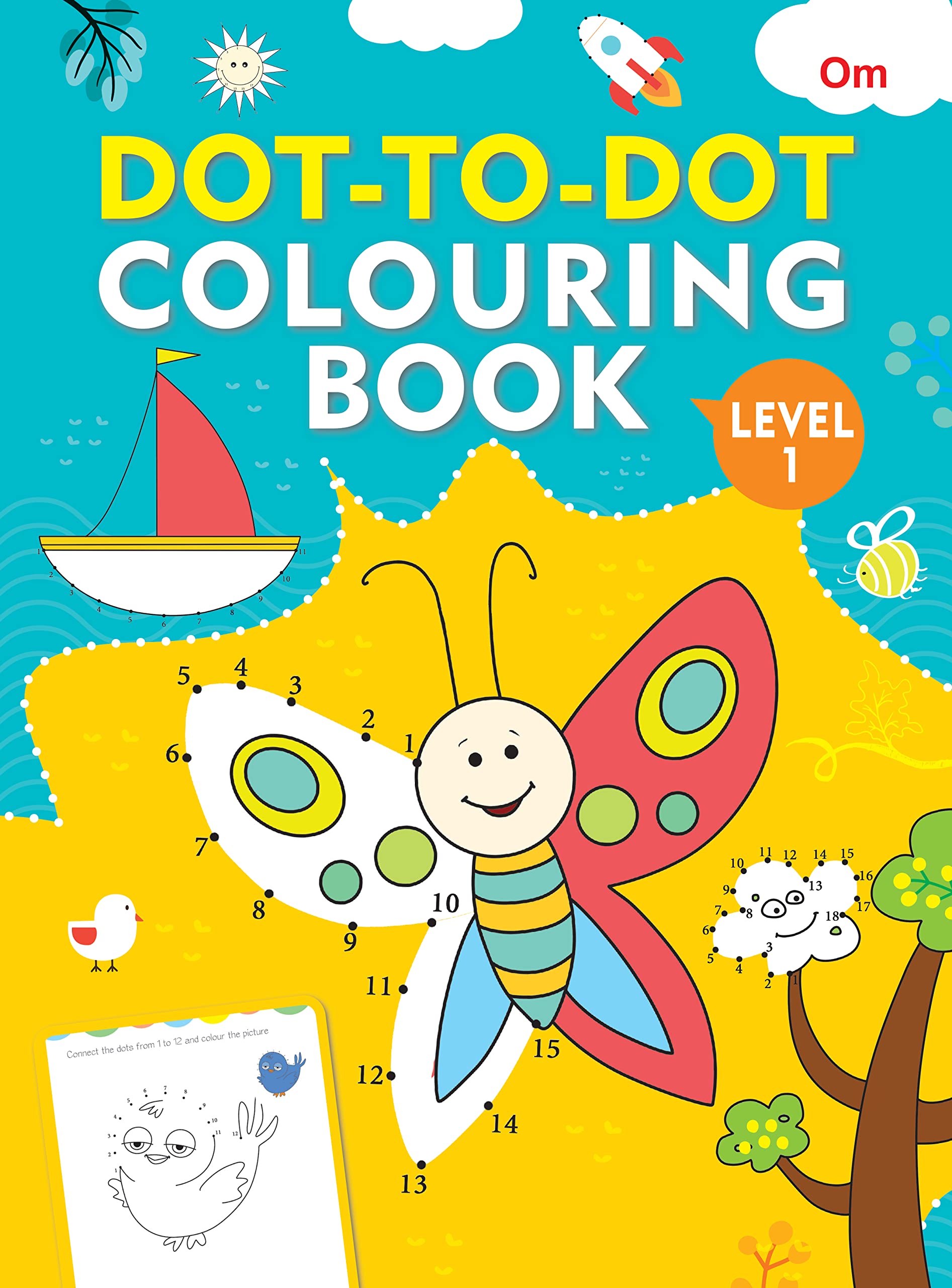 Colouring Book : DottoDot Colouring Book Level 1