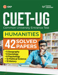 Gkp Cuet Ug Humanities 20232024 | 42 Subject Wise Solved Papers | Question Bank | History, Geography, Political Science, Psycho