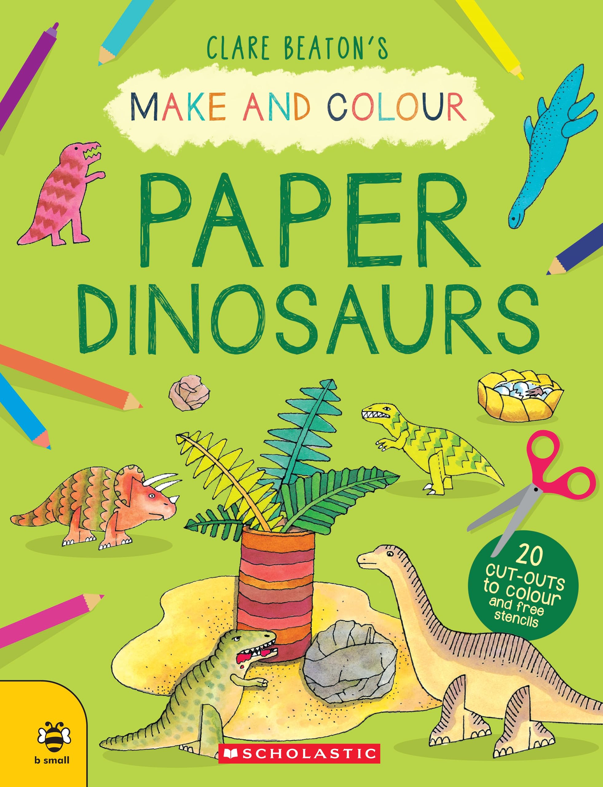 Make And Colour: Paper Dinosaurs