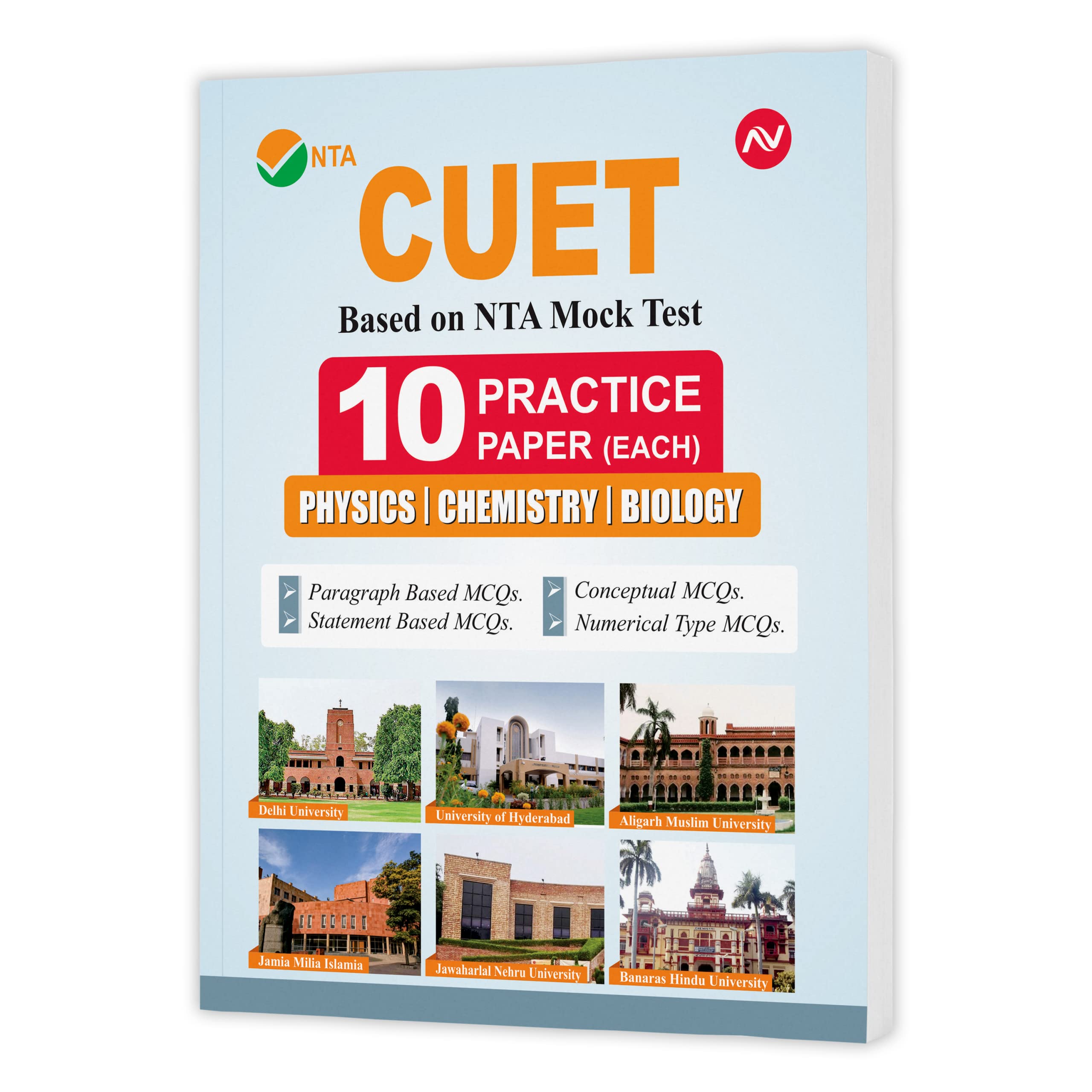 Cuet (Ug) Science (Physics, Chemistry And Biology)10 Practise Paper