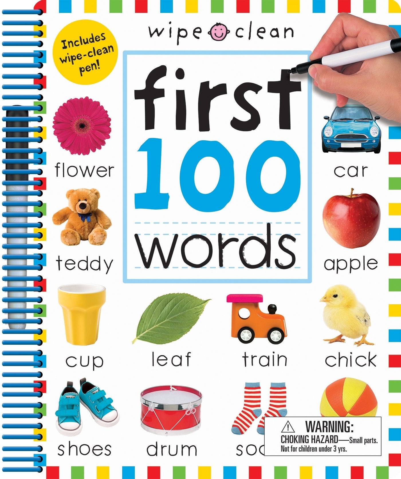 Wipe Clean: First 100 Words  Extended Edition: Includes WipeClean Pen (Wipe Clean Learning Books)