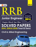 Gkp Rrb  Junior Engineer Cbt Ii  Civil & Allied Engineering  ChapterWise & YearWise  32 Solved Sets (2014, 2015 & 2019)
