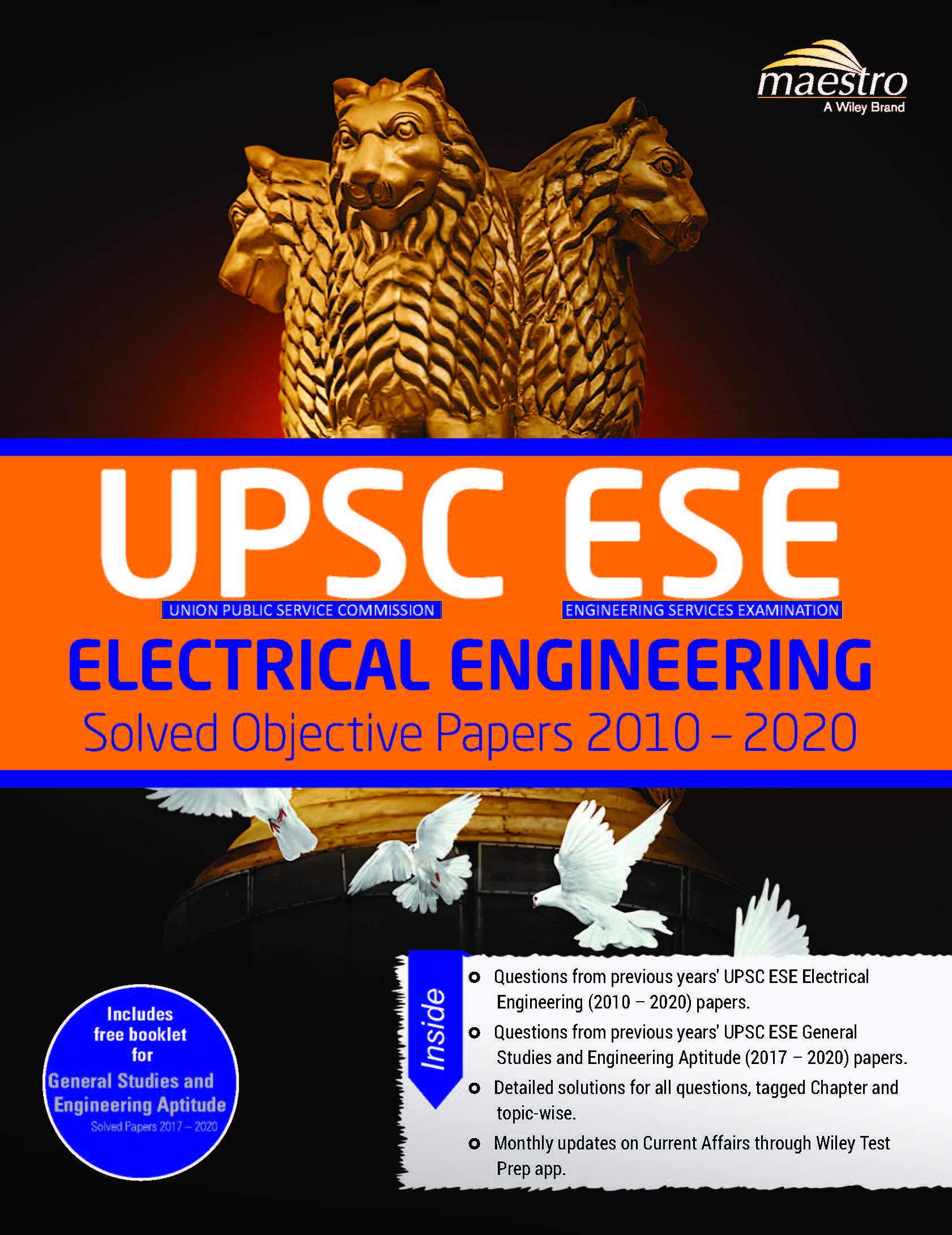 Wileys UPSC ESE Electrical Engineering Solved Objective Papers 20102020