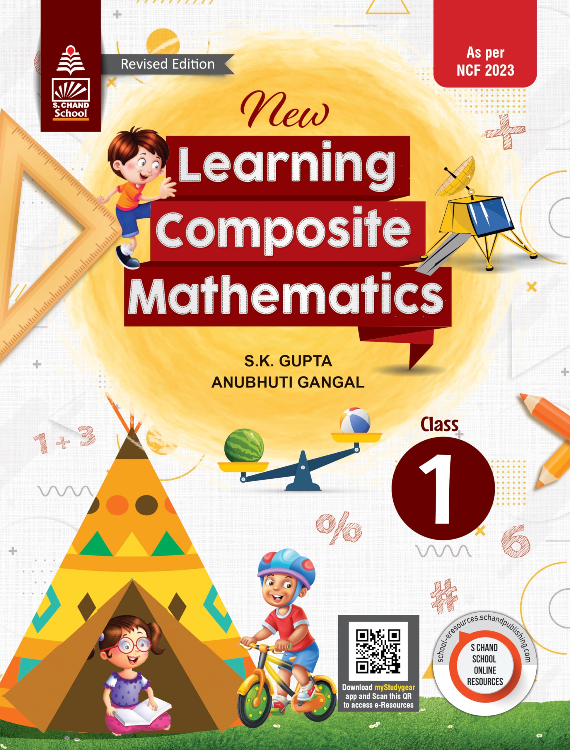 New Learning Composite Mathematics Class 1  by S.K. Gupta & Anubhuti Gangal (202425 Examination)