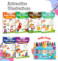 My First Copy to Colour  Alphabet, Birds, Flowers, Fruits, Transport and Vegetables with 10 WAX CRAYONS : Art book for children