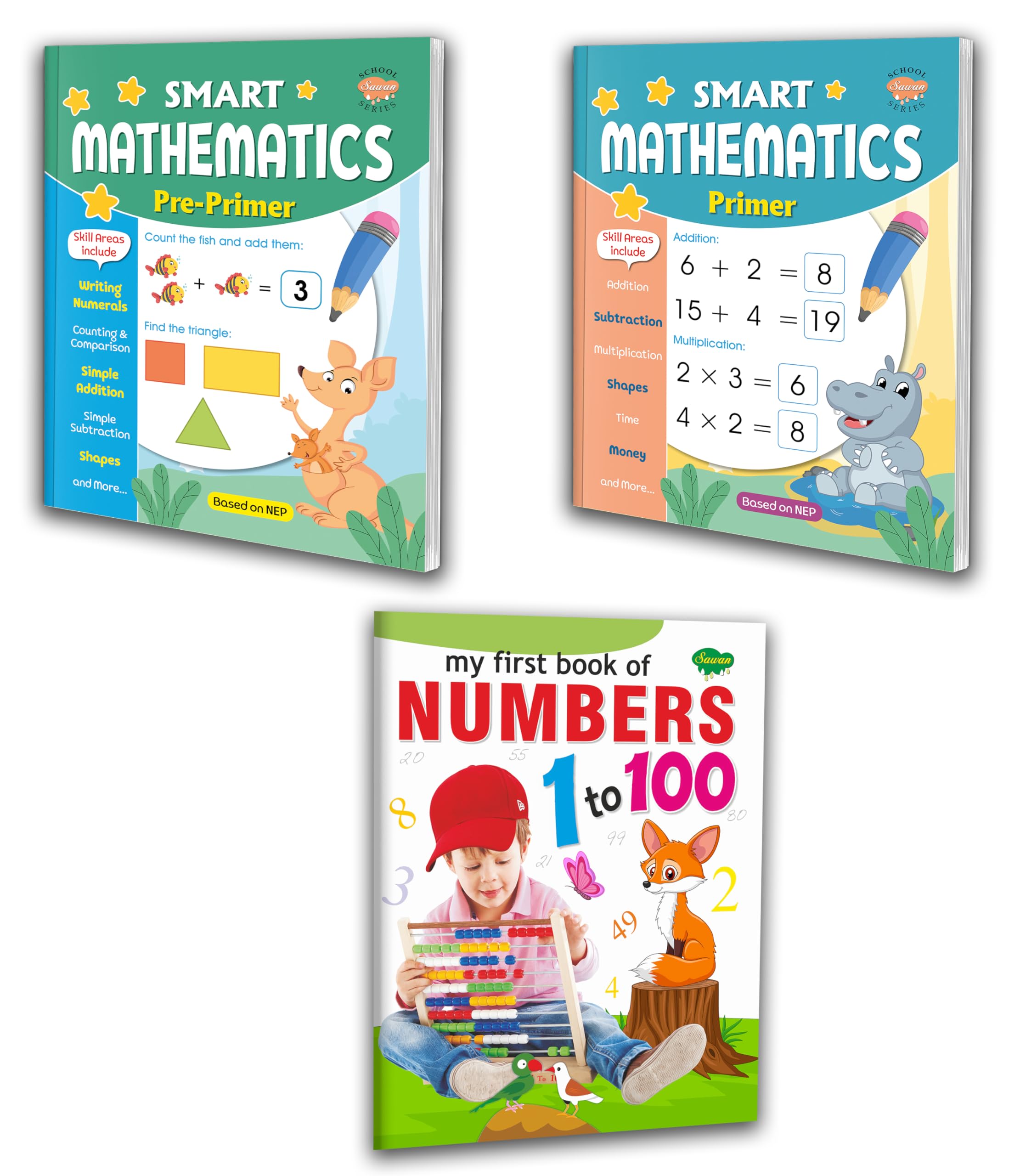 Maths Learning Books For Kids | Set Of 3 Books
