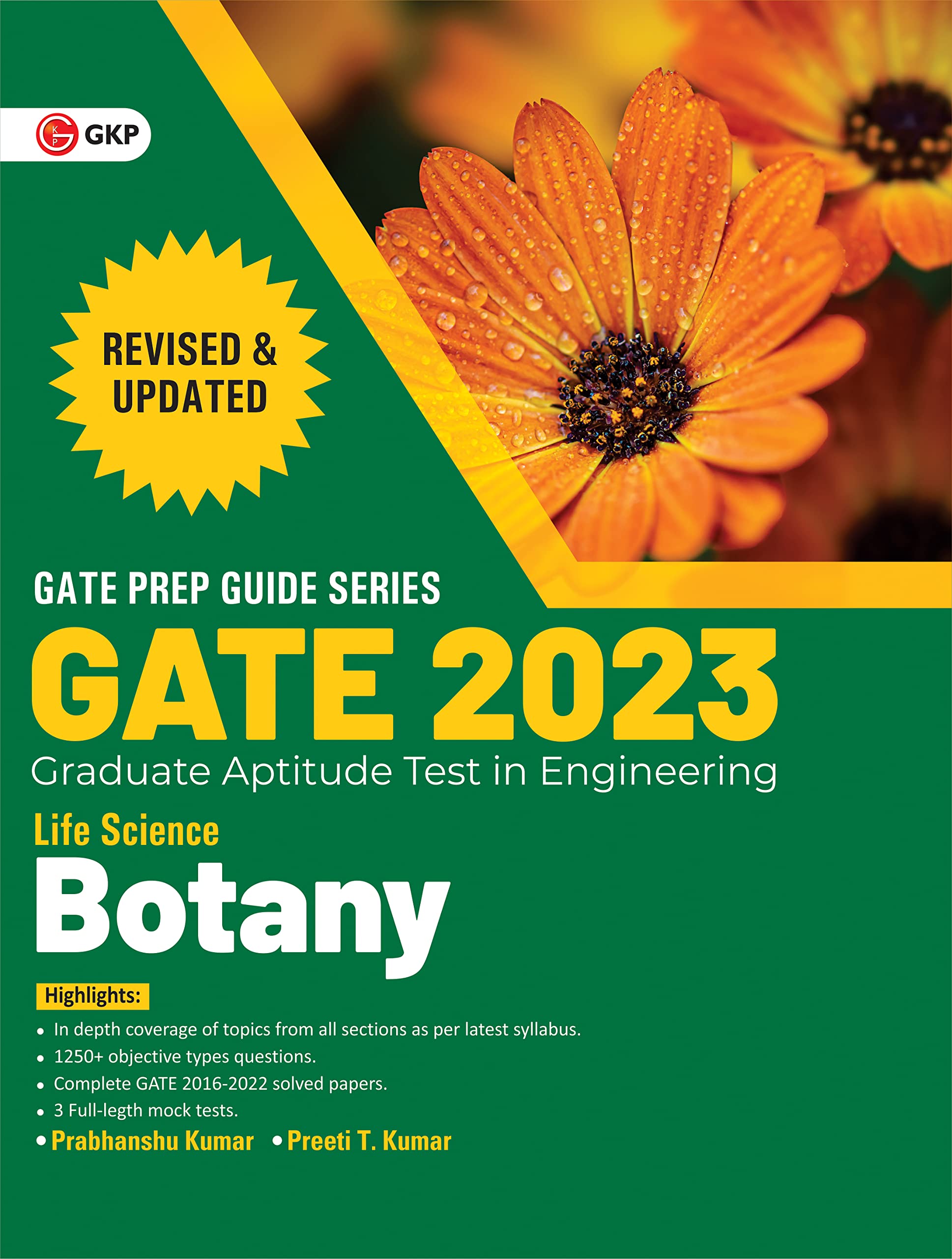 Gate 2023 : Life Science  Botany  Guide By Dr. Prabhanshu Kumar, Er. Preeti T. Kumar
