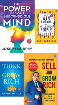 The Power of Your Subconscious Mind I How to Win Friends and Influence People I Think and Grow Rich I Sell & Grow Rich  Mind an