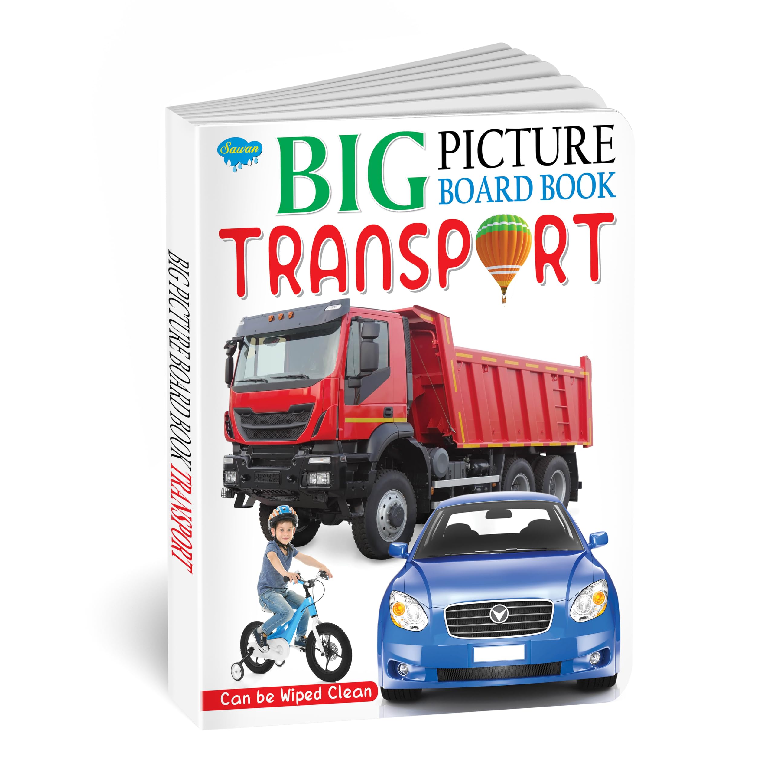 Big Picture Board Book Tarnsport | Can Be Wiped Clean [Hardcover] Sawan