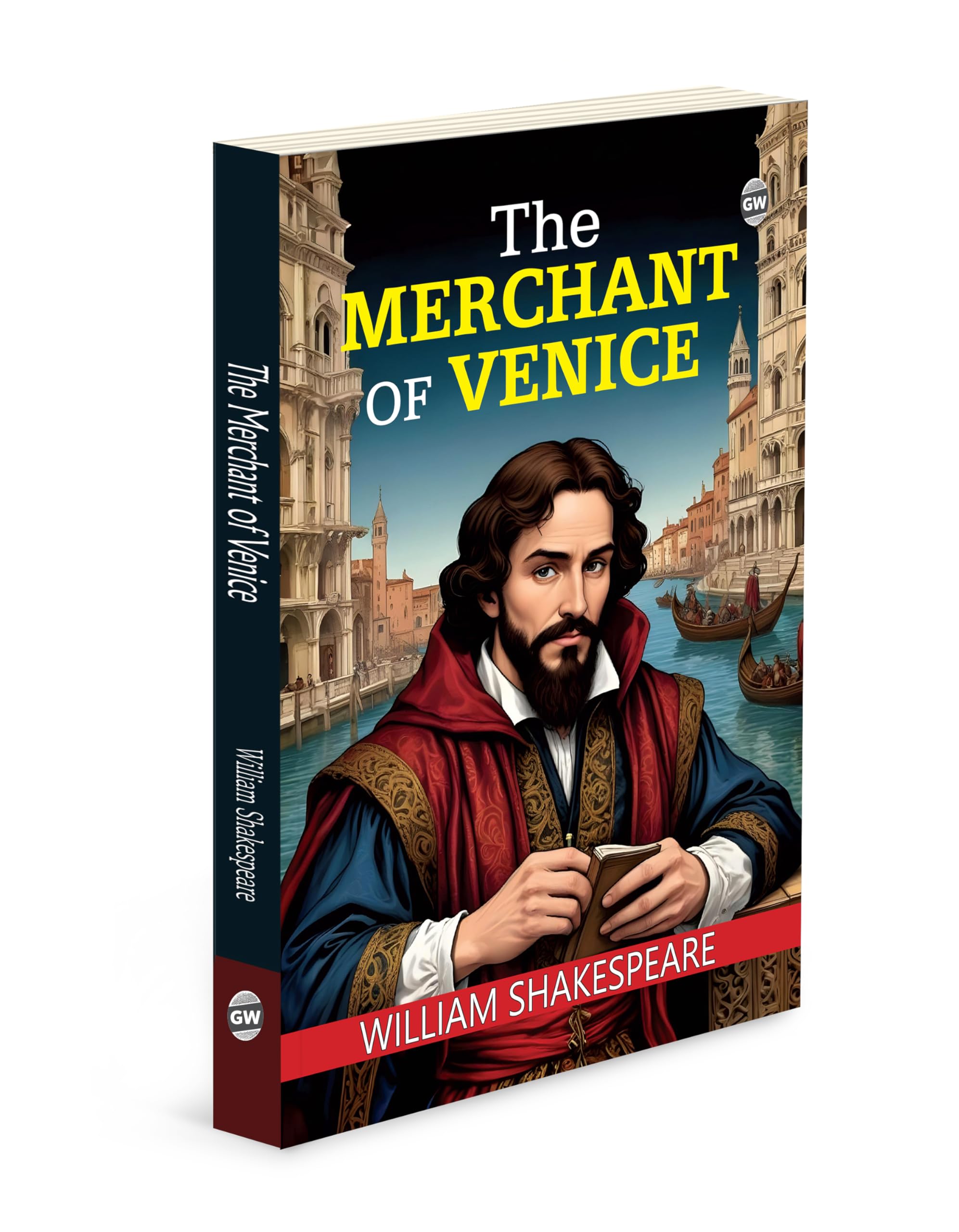 The Merchant of Venice (Paperback) : Shakespeare comedy drama, English literature play, classic world story, famous Shakespeare