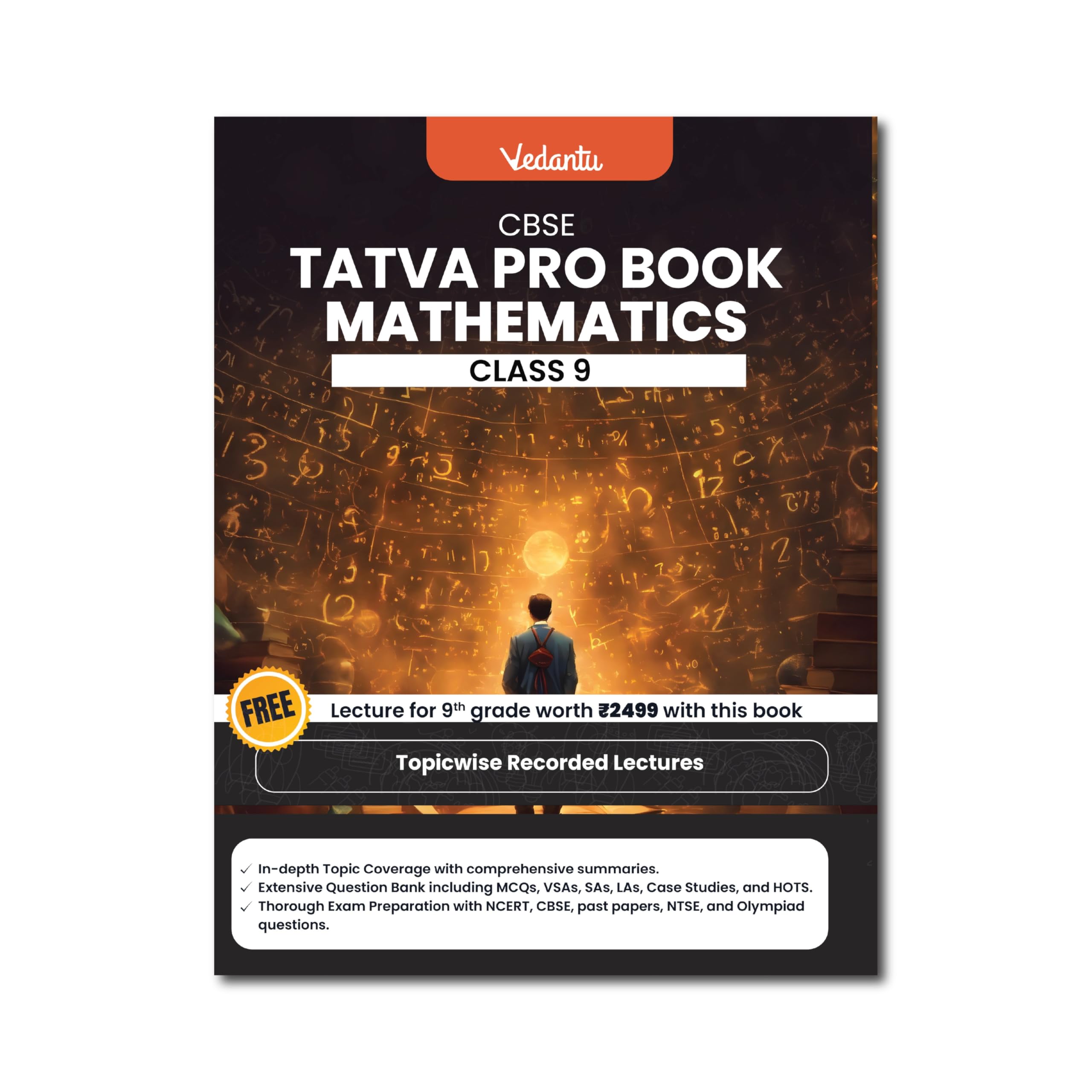 Vedantu Tatva Pro CBSE Class 9 Mathematics Question Bank: Chapterwise & Topicwise Theory, Previous Year Questions, and Free Year