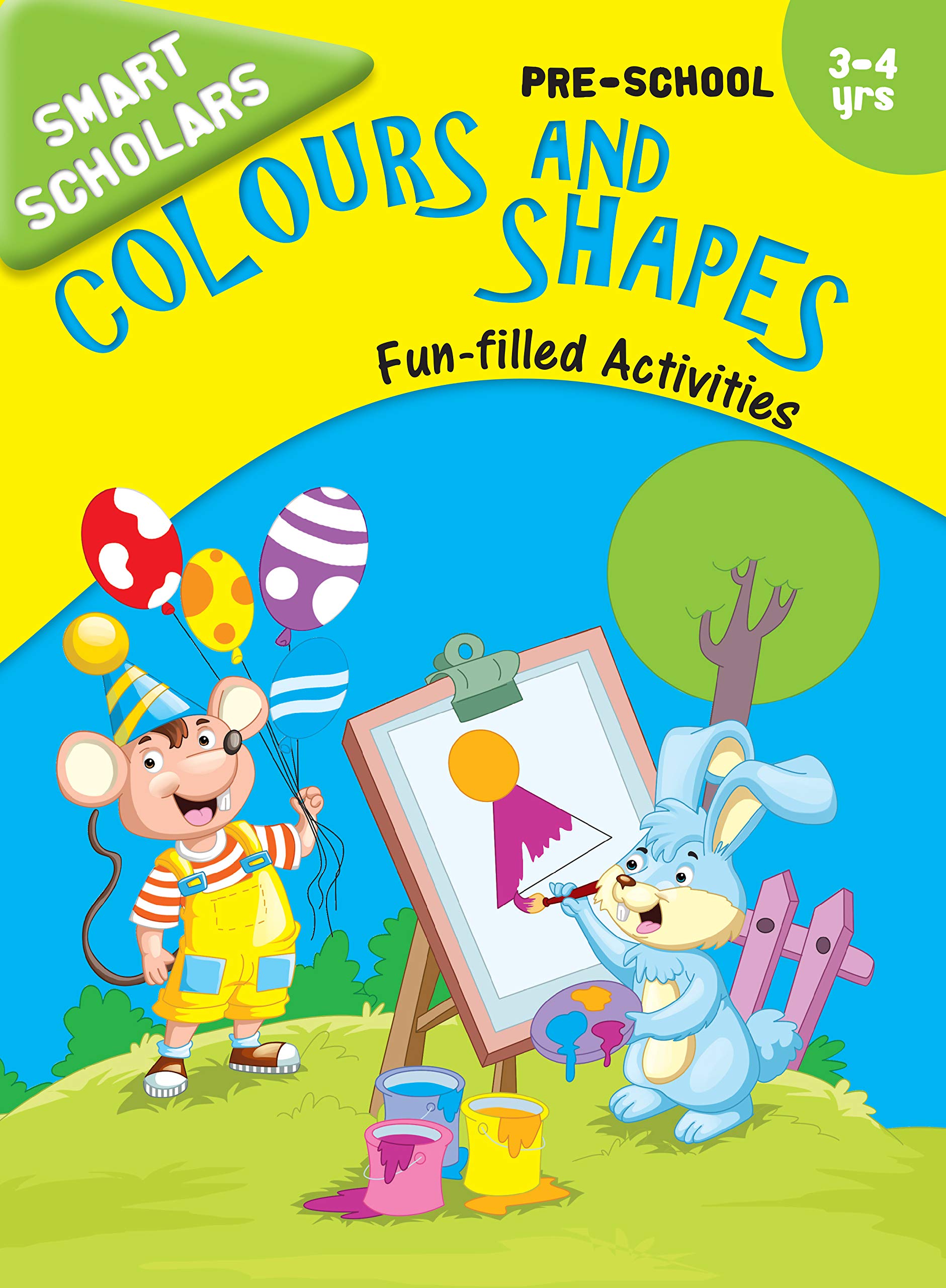 Colours and Shapes: FunFilled Activities Book for PreSchool Kids | Little Learners | Engaging | Interactive and Interactive | 