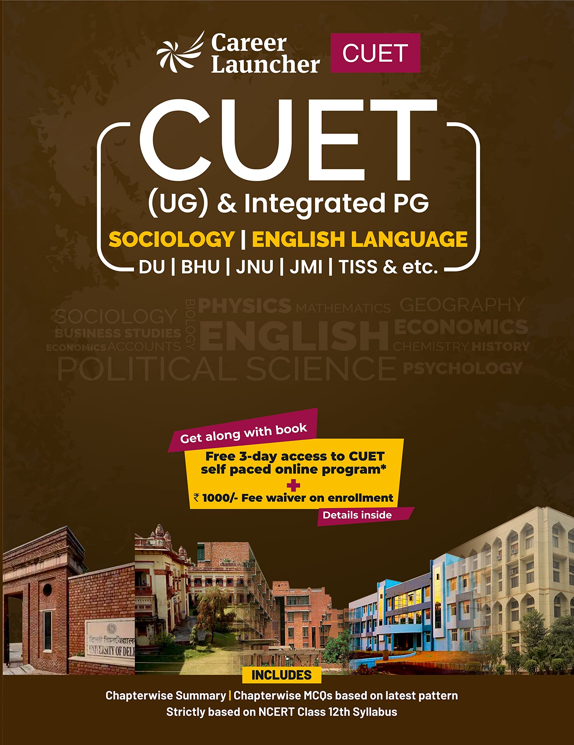 Cuet 2022 : Sociology And English Guide By Preeti Sagar And Shiva Kumar