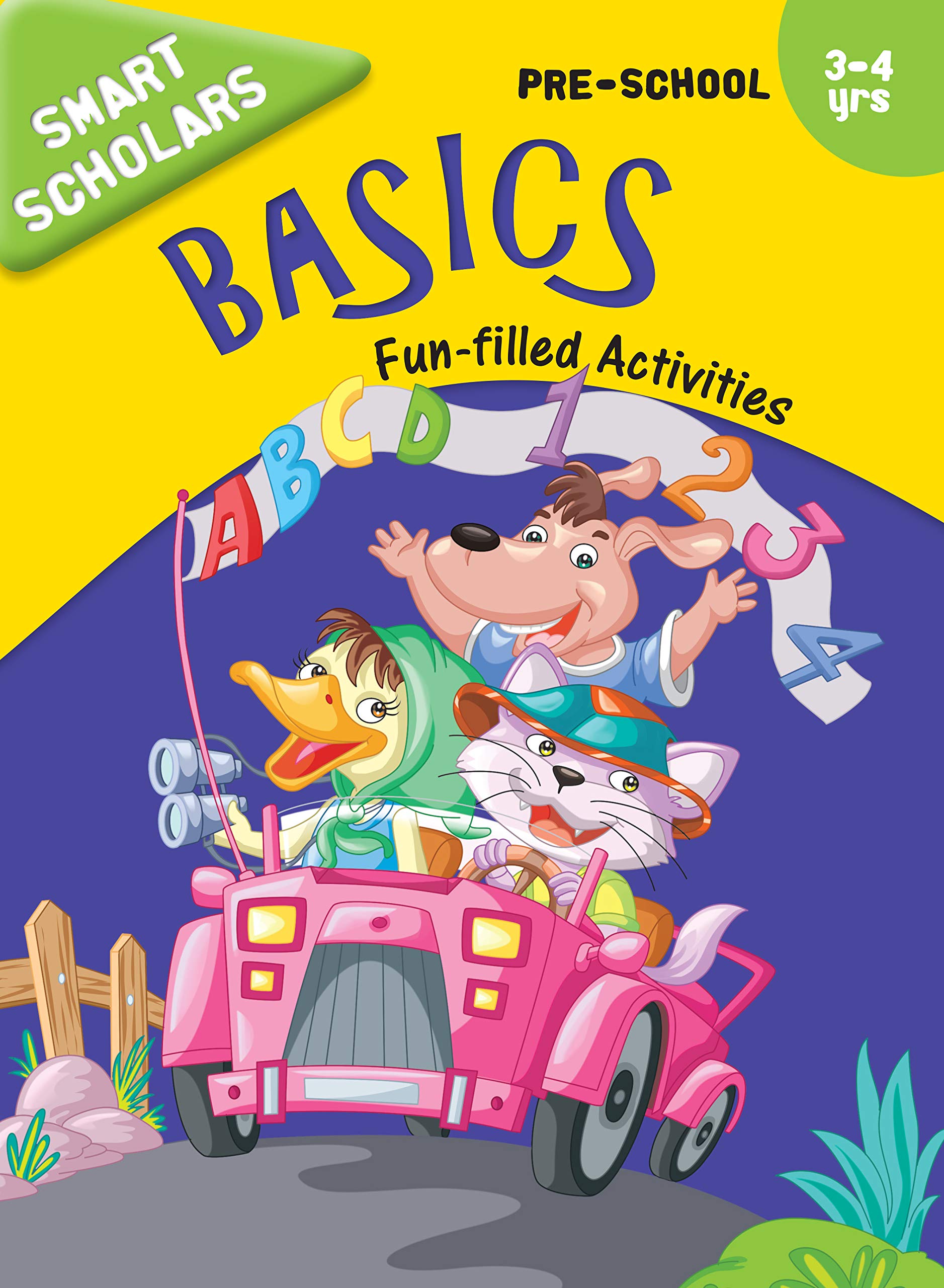 PreSchool Basics: FunFilled Activities Book for Kindergarten Kids | Smart Scholars | Little Learners | Engaging | Interactive 