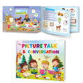 Picture Talk & Conversation: Kids Activity Book  storytelling prompts for children, observation and description workbook for k