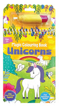 Magic Colouring Book Unicorns  Easy to Hold Water Pen | Colouring Fun Activities | Wonderful Gift | Water Colouring Book | Age 