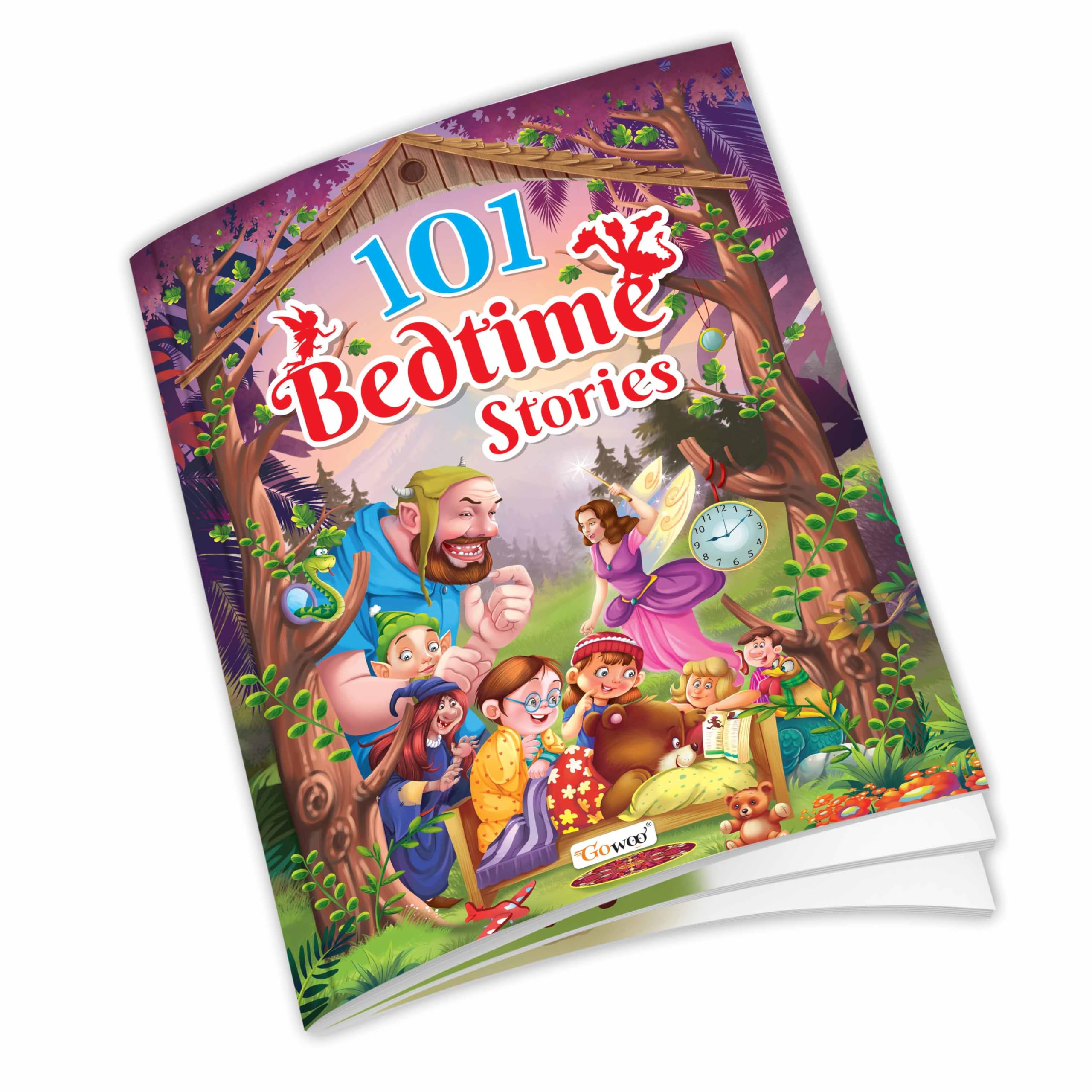 Childrens bedtime storybook : 101 Bedtime Stories book for kids (Ages 312) (Paperback) : Learning stories for children, Stor