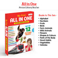 My First All in One Picture Book Collection Box For Early Learning (Red Edition) : Kids learning book, My First Library Early Le