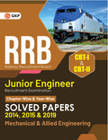 Gkp Rrb  Junior Engineer Cbt I & Ii  Mechanical & Allied Engineering  ChapterWise & YearWise 32 Sets Of Solved Papers (2014