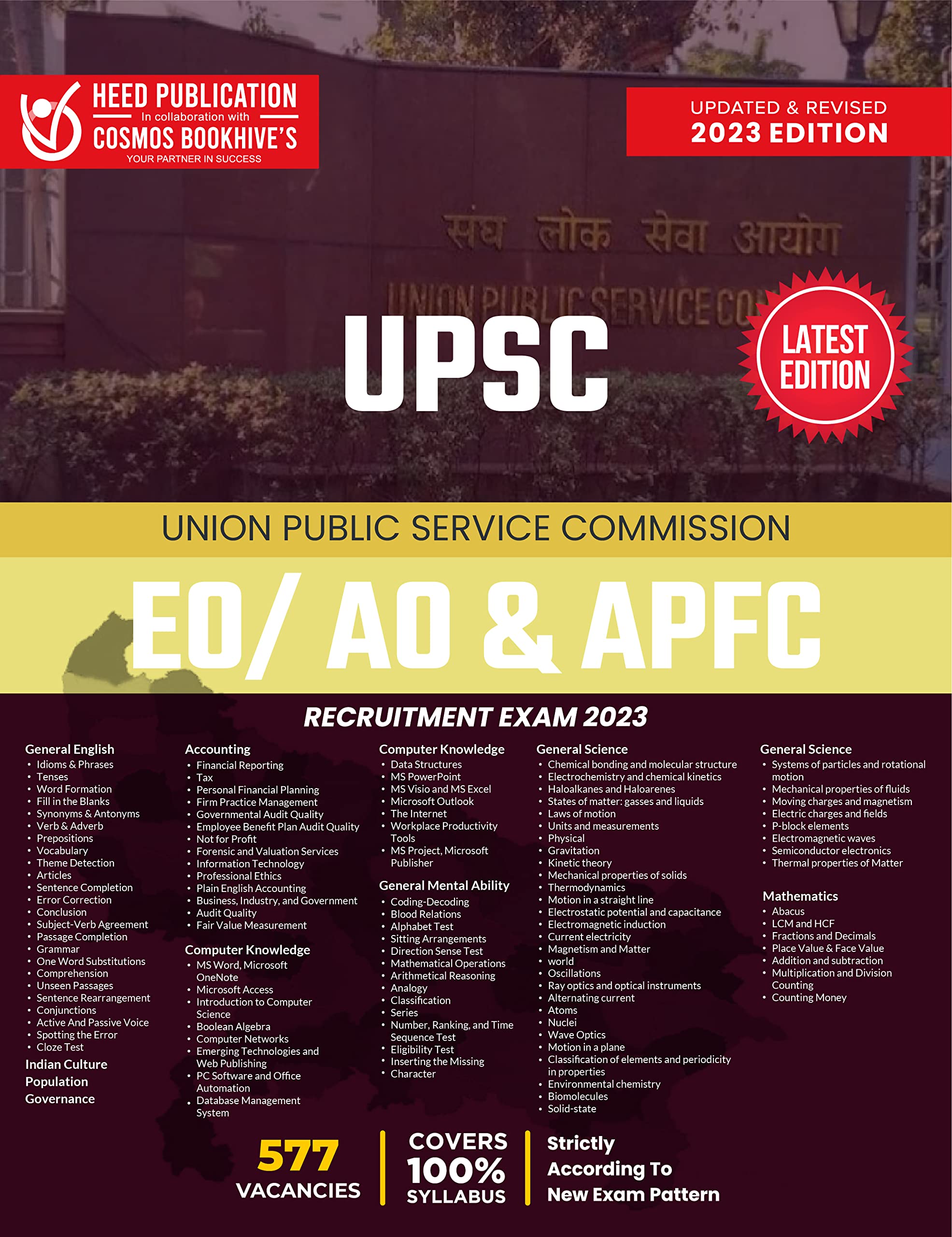 UPSC EO AO & APFC