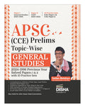Disha APSC (CCE) Prelims Topicwise General Studies 2024  1996 Previous Year Solved Papers 1 & 2 with 10 Practice Sets | Civil 