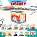 Ukg Class Picture Book Box Set of 12 board books (Red Edition) : Board book set for children, Early learning library book, ABC, 