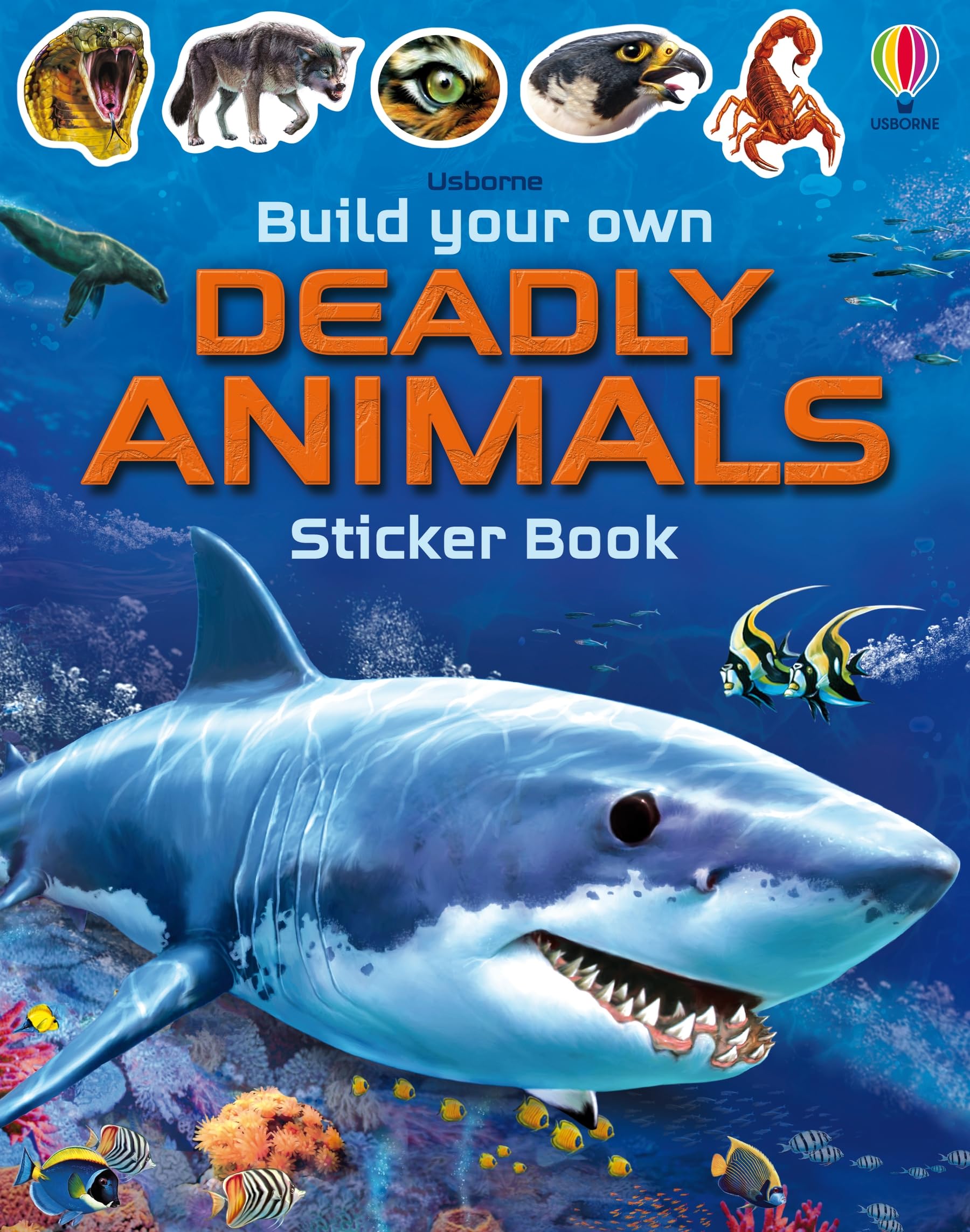 Build your own deadly animals  Sticker book