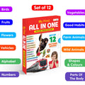 My First All in One Picture Library Box (Red Edition) : Learning book for kids, Educational picture books for toddlers, Collecti