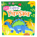 Dinosaur: Lets Explore | Felt book | Children illustrated Book
